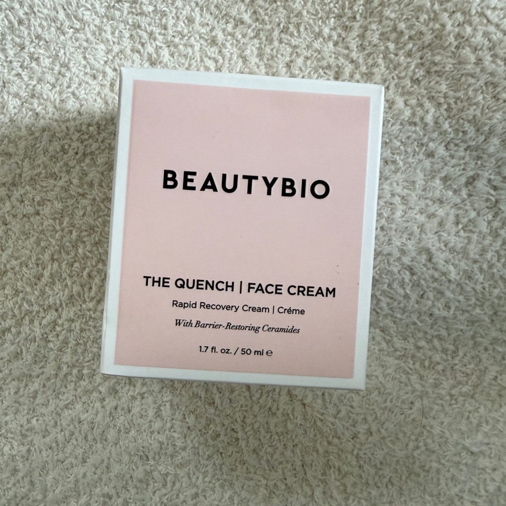 New in Box BEAUTYBIO The Quench Face Cream